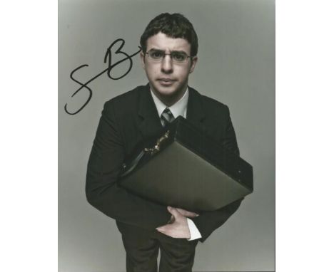 Simon Bird signed 10x8 colour photo from The Inbetweeners. English actor and comedian. Known for playing Adam Goodman in Frid