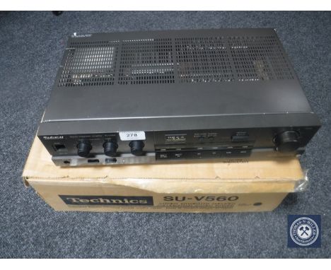 A Technics SU-V45A VC4 Class AA amplifier. 