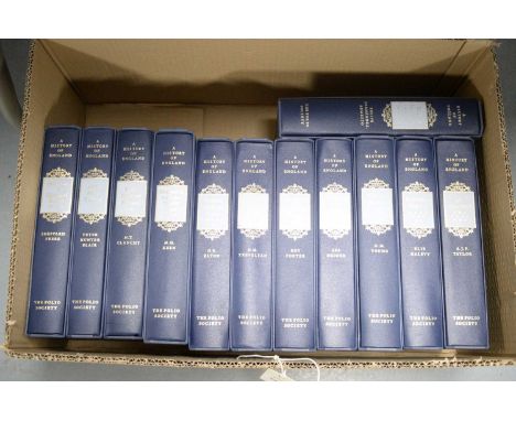 The Folio Society, A History of England series, 12 vols by various authors, including: G. M. Trevelyan; G. R. Elton; Asa Brig