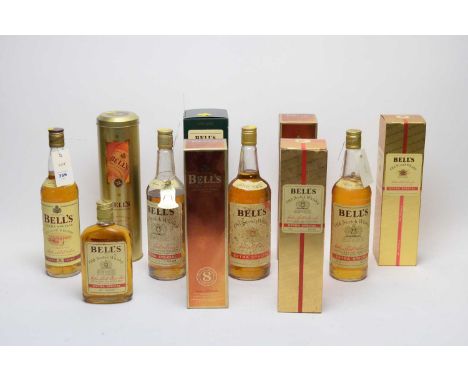 A collection of bottles of Bell’s Scotch Whisky, including: five boxed bottles of Bell’s Extra Special Old Scotch Whisky; one