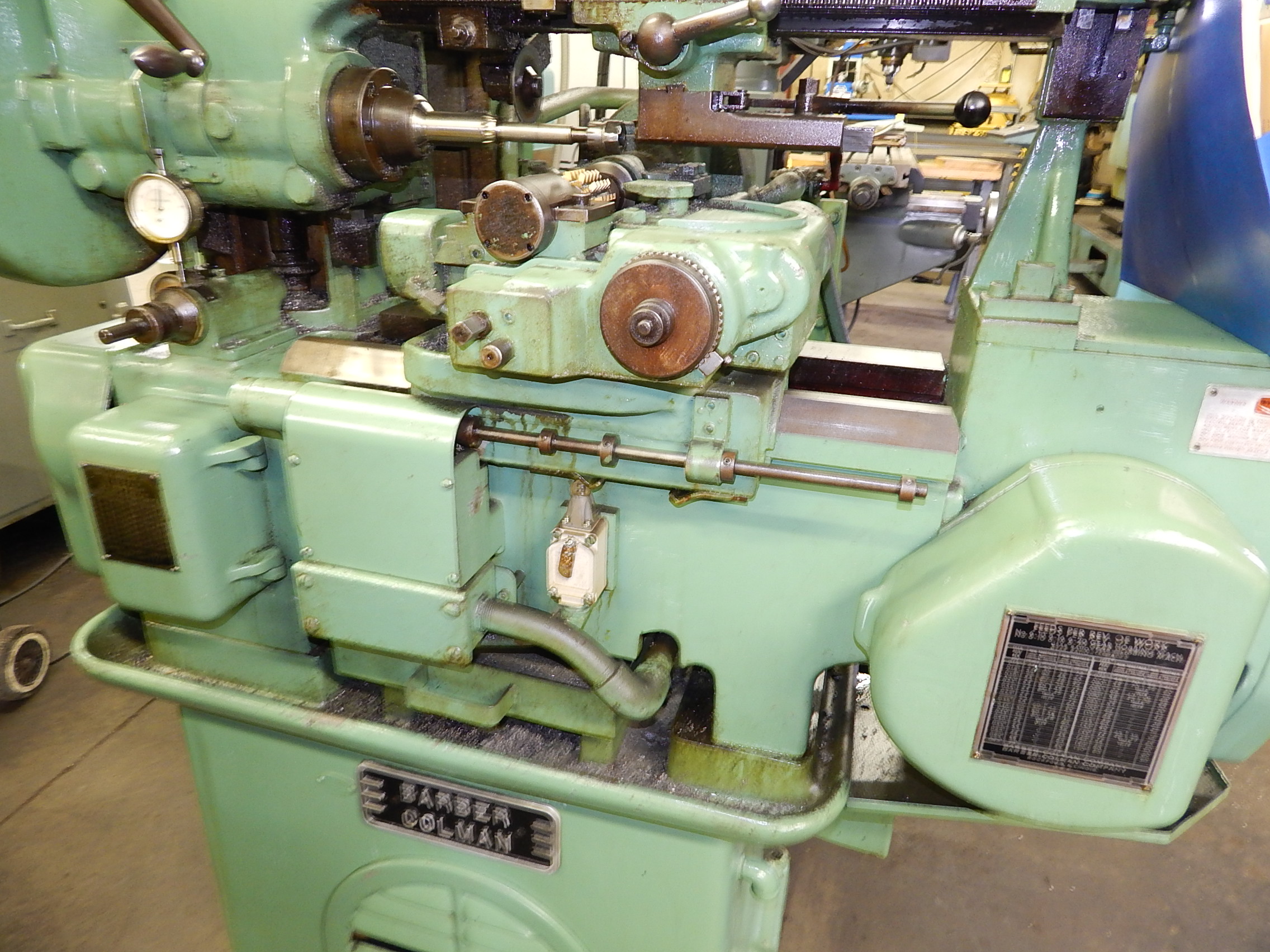 Barber Colman Model 6-10 Multi Cycle Horizontal Gear Hobber, s/n 4617