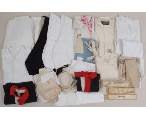 A SUITCASE OF VINTAGE GENTLEMAN'S WEAR  Carefully stored items from a Gentleman's Cupboard. (qnty)