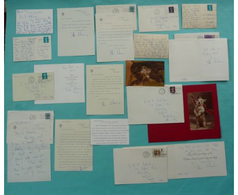 Dame Daphne du Maurier Browning: an archive of cards, letters and Christmas cards dated between October 23, 1972 and May 16, 