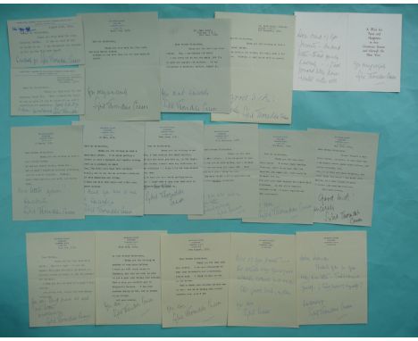 Dame Sybil Thorndike Casson: an archive of twenty-five letters and six cards dated between August 15th 1969 and 24th Jan, 197