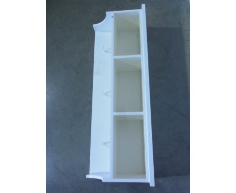 A White Company hanging shelf unit - Width 124cm