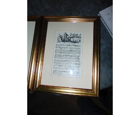 A set of 2  musical scores Damon and Florella and Sung by M Cubber  Scottish and English songs, military music and keyboard m