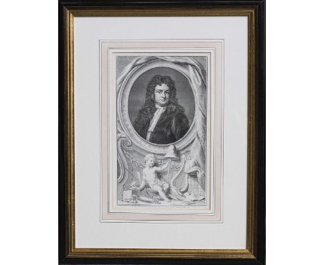 Series of three portraits Sir Richard Steele Antique Print Sepia Photogravure Godfrey Kneller Goupil ... from the original Pa