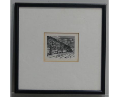 Howard Phipps, (B. 1954), Woodblock print,&nbsp;Swyre Knoll, 19/30, signed in pencil together with one other (2)