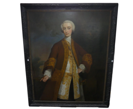 18th century English School, Portrait of a Gentleman (believed to be Sir Richard Hill, 2nd Baronet and M.P., 1733-1809), thre