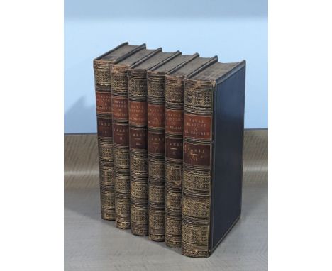 James (William); 'The Naval History of Great Britain', new edition with additions and notes, six volumes, published Richard B