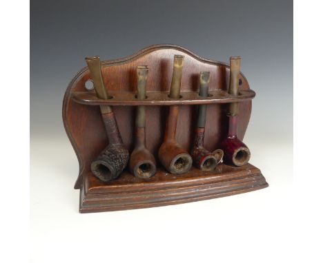 A Barling 'London, England, Garnet Grain' Pipe, together with a 'Parker' Pipe, possible Dunhill Pipe and two others, with ass