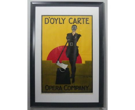 D'Oyly Carte: Dudley Hardy (British, 1867-1922), D'Oyly Carte Opera Company lithographic poster, depicting The Headsman from 