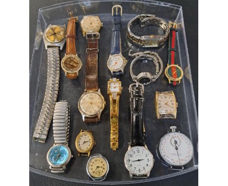 SELECTION OF VINTAGE WATCHESincluding Oris, Ingersoll 17 Jewels, Sekonda, Timex and Kingston; together with a Findlay & Co. L