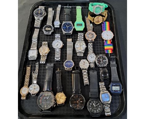 SELECTION OF LADIES AND GENTLEMEN'S WRTISTWATCHESincluding Tommy Hilfiger, Casio, Ben Sherman, Emporio Armani, Fossil, London