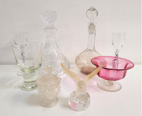 ASSORTMENT OF GLASSWAREincluding Caithness Rummer etched with Bishops Mitre and crooks R.C.C 1876-1976 with initials to base,