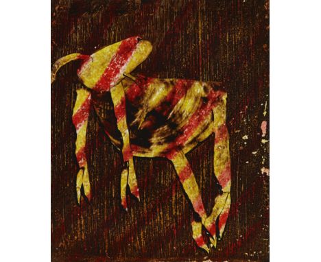 Sir Sidney Robert Nolan OM AC CBE RA,&nbsp;Australian/British 1917-1992 -Carcass;&nbsp;enamel on paper, 30 x 25.1 cm (ARR)&nb