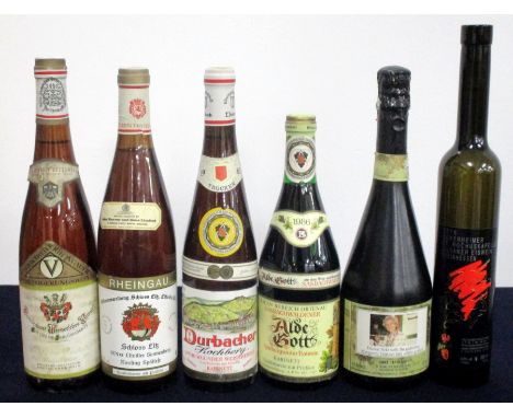 1 bt Domdechant Wernerssches Hocheimer Reichestal Auslese Cabinet 1967 aged / sl stl 1 bt Schloss Eltz Eltviller Sonnenberg R