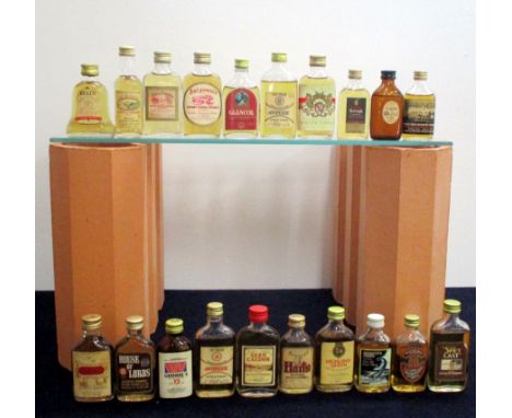 A selection of 20 miniature Scotch Whiskies incl:- Balgownie and Glencoe