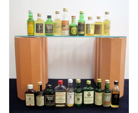 A selection of 20 miniature Scotch Whiskies incl:- Tobermory and Ballantines