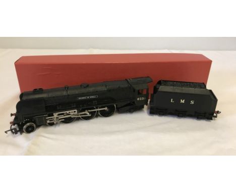 A boxed Hornby Duchess of Atholl OO gauge locomotive and tender. A 4-6-2 loco in black LMS livery, engine # 6231 