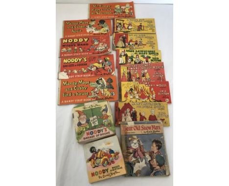 A quantity of vintage Enid Blyton cartoon strip books. To include Noddy, Mary Mouse, Mandy, and Mr Tumpty. 