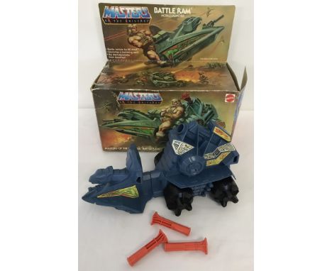 A Boxed Mattel 1981 Masters of the Universe Battle Ram Mobile Launcher. # 3990.Complete with 3 missiles. 