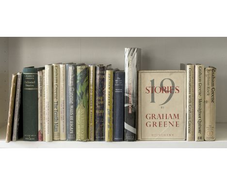Greene (Graham) 19 Stories, ink ownership inscription, jacket spine ends and corners a little chipped, light creasing, rubbin