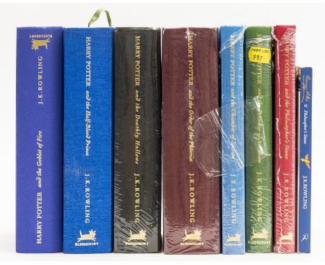 Rowling (J.K.) [A Full Set of the Deluxe Edition Harry Potter Novels], 7 vol., Philosopher's Stone and Prisoner of Azkaban se