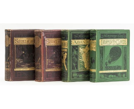 Verne (Jules) The Mysterious Island [Trilogy], 3 vol. comprising 'Dropped from the Clouds'; 'Abandoned' and The Secret of the