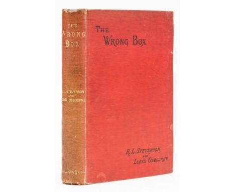 NO RESERVE Stevenson (Robert Louis) The Wrong Box, first edition, spotting, bookplate of Bryan Forbes to pastedown, hinges st