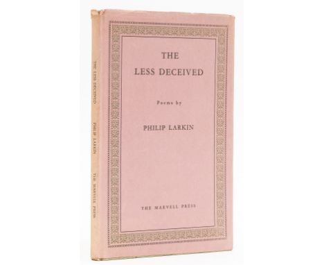 Larkin  (Philip) The Less Deceived, first edition, first issue with 'floor' for 'sea' on p.38, very light browning to endpape