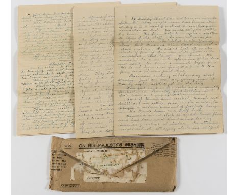 Unpublished short story.- "If Freddy Brent had not been one minute late" [opening line], manuscript, 79pp., folds, browned, s