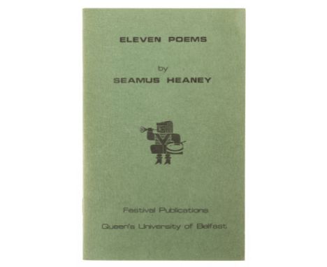 Heaney (Seamus) Eleven Poems, first edition, third issue, signed presentation inscription from the author "For Glyn [Hughes],