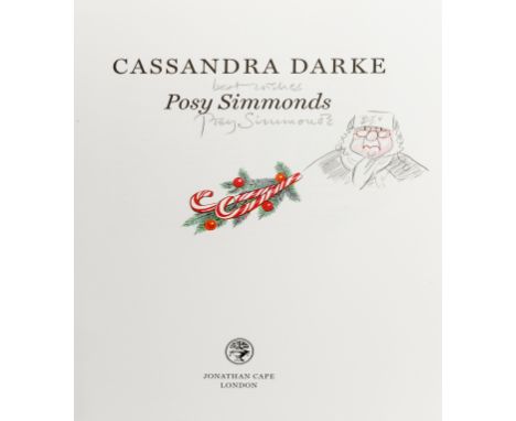 NO RESERVE Simmonds (Posy) Cassandra Darke, first edition, signed by the author with a colour drawing of Cassandra Darke, ill