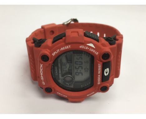 A Casio G Shock watch.