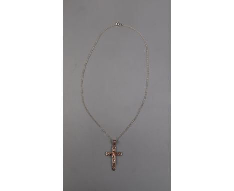Cloqua gold and silver cross and chain 