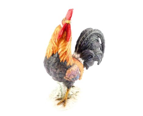 A Goebel figure modelled as a rooster, in a standing pose, impressed CV105, 1969, 34.5cm H.