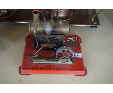 A Mamod vintage steam engine.