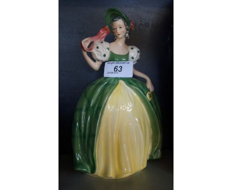 A Goebel figure depicting an Art Deco lady, height 22cm.