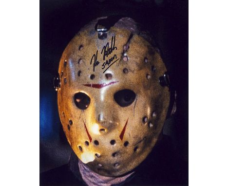 Blowout Sale! Kane Hodder Friday 13th hand signed 10x8 photo. This beautiful hand signed&nbsp; photo is signed by Kane Hodder