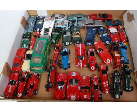 One tray containing a quantity of loose modern release and vintage diecast, to include some white metal examples, examples to