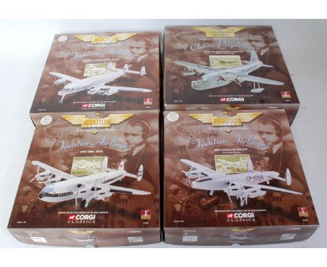 A Corgi Aviation Archive mixed scale boxed diecast aircraft group, eight examples to include Ref. Nos. AA33801, 49302, 47401,