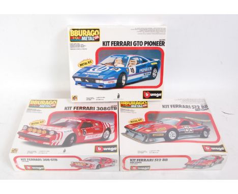 Burago 1.24/25 scale, Diecast Metal kits, Prepainted inc Colour Transfers, 5148 Ferrari 308 GTB 'Entremont' 1981 T.De Corse R