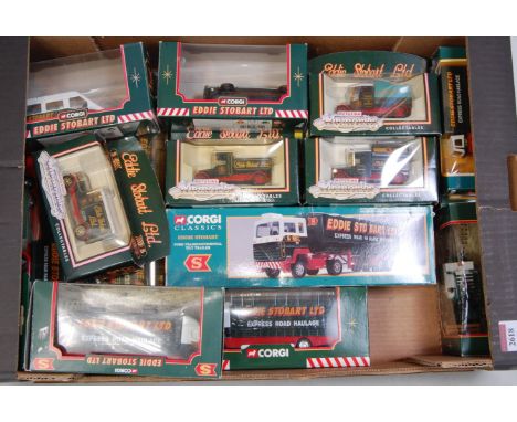 16 various boxed Corgi and Vanguards Eddie Stobart related diecasts, to include an Eddie Stobart Ford Trans-continental tilt 