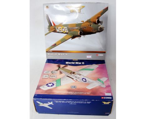 A Corgi Aviation Archive mixed scale boxed aircraft group to include No. AA34801 WWII Attack by Night Vickers Wellington Mk1A