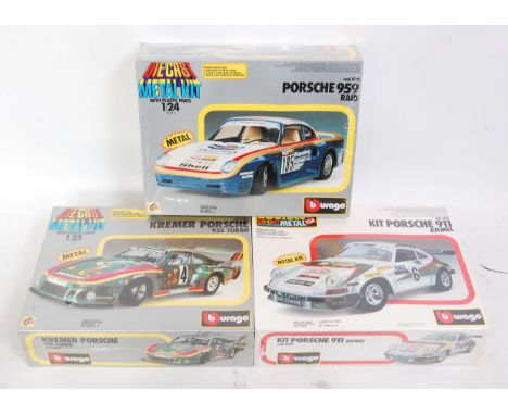 Burago 1.24/25 scale, Diecast Metal kits, Prepainted inc Colour Transfers, 5102 Porsche 911 'Armel' #6 1980 M.Carlo Rally, 51