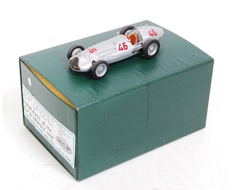 1/43 Top Queen by MCM Mercedes W154 GP de Tripoli 1938 with full engine chassis and lift off bodywork - factory built