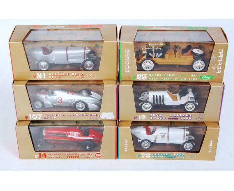 Six boxed 1/43 scale Brum land speed record cars, all housed in original window boxes, examples to include Auto Union 1935, F