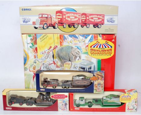 9 various boxed circus related diecasts and diecast sets to include Corgi and Lledo Trackside Days Gone, examples to include 