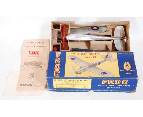 A Frog Models boxed Mk5 single seater fighter aircraft, all housed in the original all-card picture topped box, with instruct